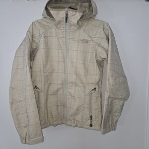 Beige Hooded Jacket